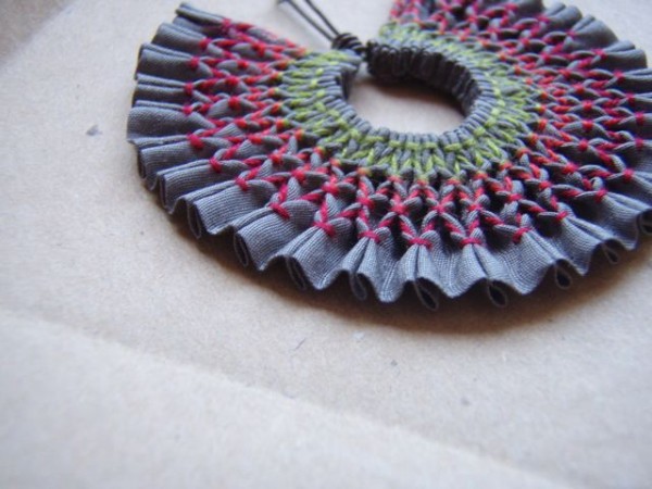 What Is Smocking | Textile Art Tinctory necklace