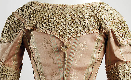 What Is Smocking | Textile Art © Met Museum. Smocked 18th century dress