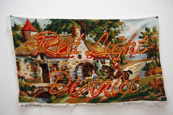 Five Graffiti Textile Artists You'Ll Love Andoni Maillard - Red Light District
