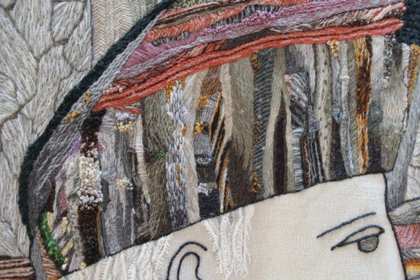 The Cutting (&Amp; Stitching) Edge - The Great Tapestry Of Scotland James Hutton panel at the Great Tapestry of Scotland (detail)