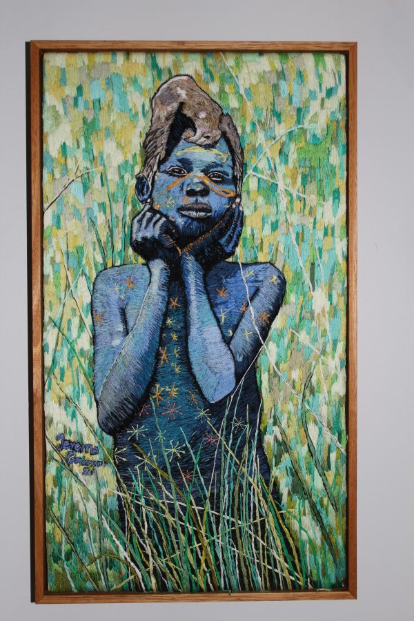 Jerome Speekman | Hand Embroidery Jerome Speekman - Blue Boy Hunter (2021)