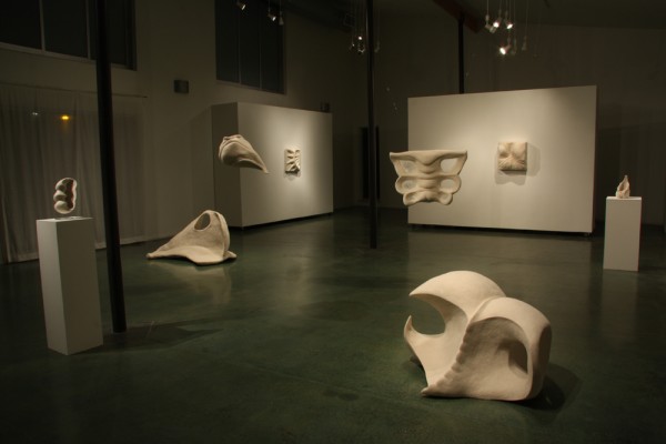 Big Felt Stephanie Metz, Flesh and Bone Installation View