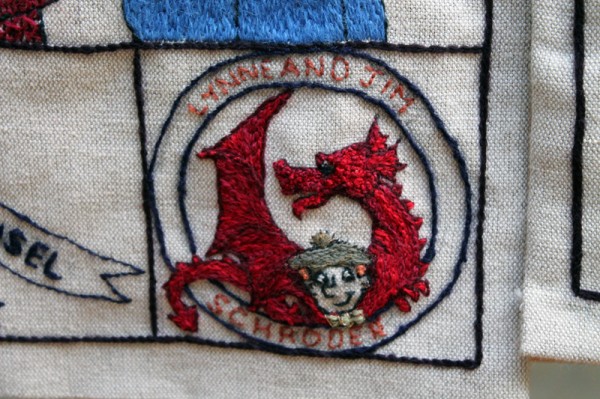 The Cutting (&Amp; Stitching) Edge - The Great Tapestry Of Scotland Stitched personalisation at the Great Tapestry of Scotland