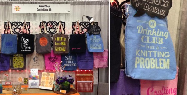 Where The Shops Shop Great tote bags for the fiber fan with a sense of humor.