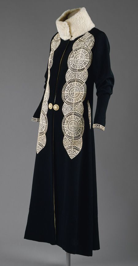 Appliqué Is Awesome - The Essential Guide | Textile Art Poiret leather applique coat. 1919 © Metropolitan Museum