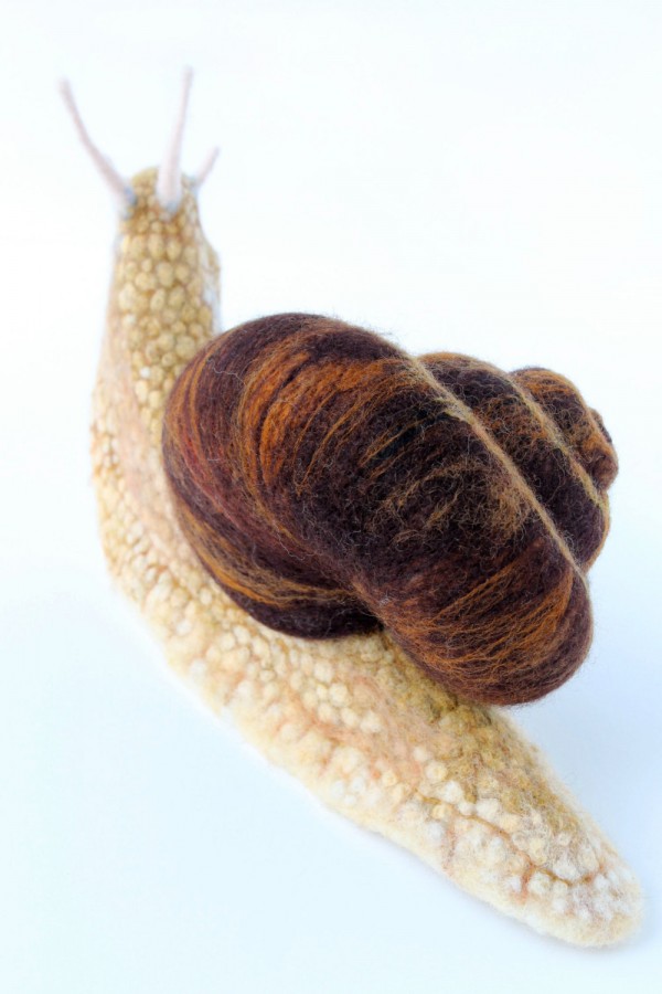 Best Of Etsy (Part Ii) Yvonnes Workshop, needle felted snail