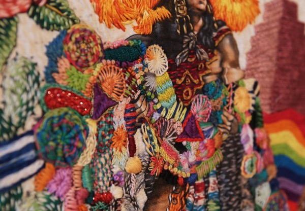 Chiachio &Amp; Giannone | Hand Embroidery Chiachio & Giannone - Calaverita (2014) (detail)