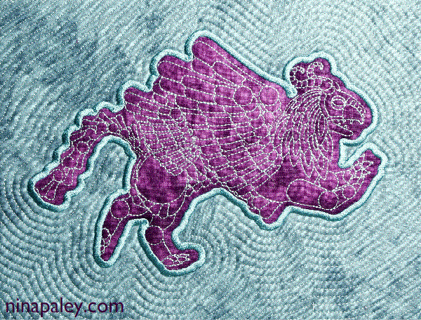 Gear Threads - Niamh O'Connor PaleGray Labs machine embroidered animation