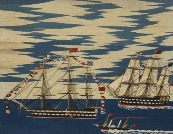 British Folk Art Textiles | Textile Art wool work
