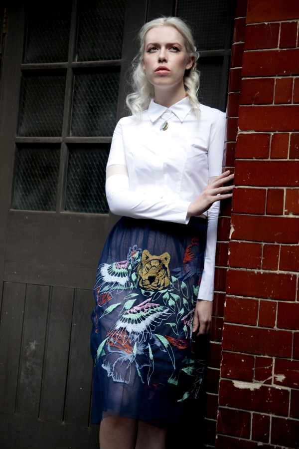 Hand &Amp; Lock Ss15 Collection Hand & Lock SS15 Collection - Jungle Skirt