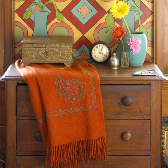 Book Review - Colorful Stitchery By Kristin Nicholas Kristen Nicholas - Cashmere Blanket