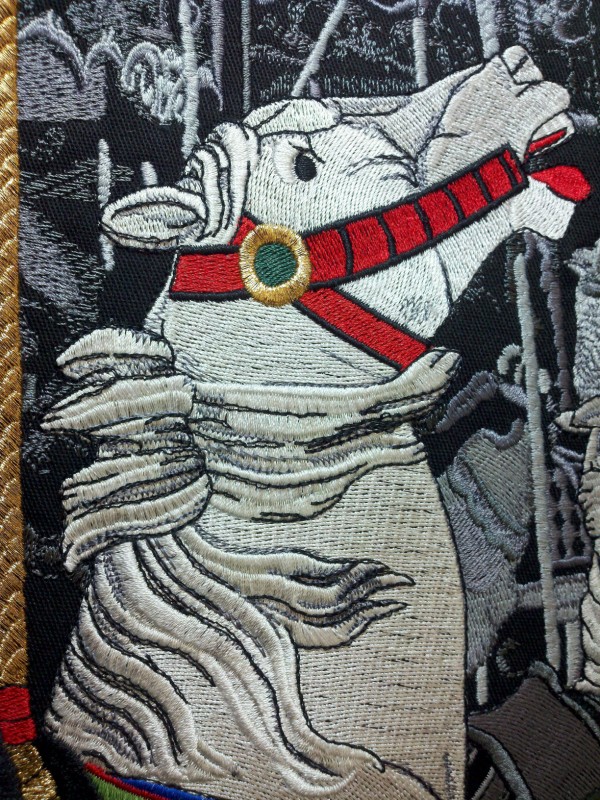 Digitizing With Dimension | Machine Embroidery Carousel-Horse-Small-Detail