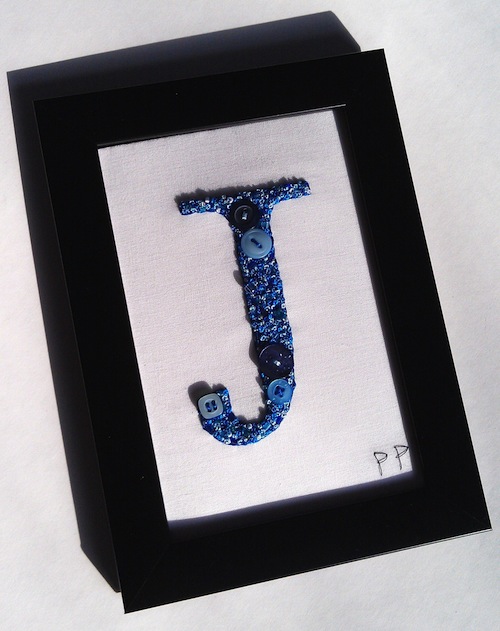 Fancyknittles And Patricks Pieces | Modern Beadwork Letter Art by Patricks Pieces (Hand Embroidery)