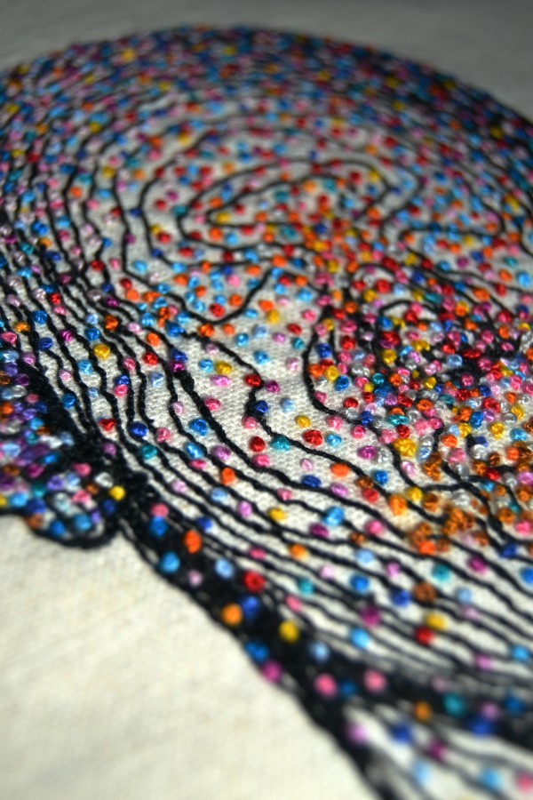 The Cutting (&Amp; Stitching) Edge - Rebecca Harris Rebecca Harris - Head (detail)