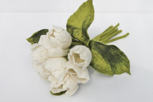 Needle Felt And Fiber Flowers Mafiz