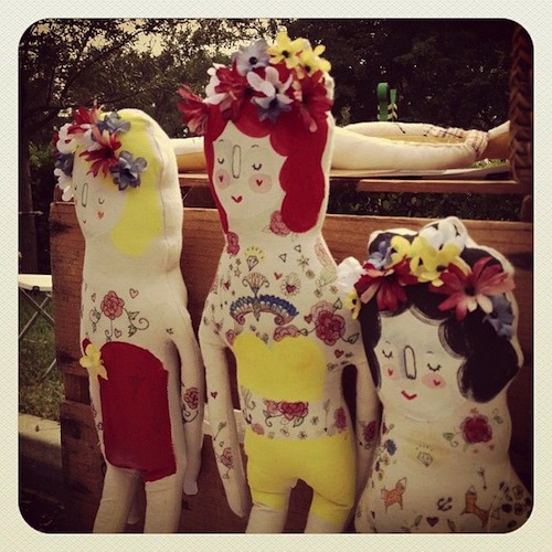 Exploring Etsy - Blue Raspberry Designs Painted Lady by Blue Raspberry Designs (Soft Sculpture)