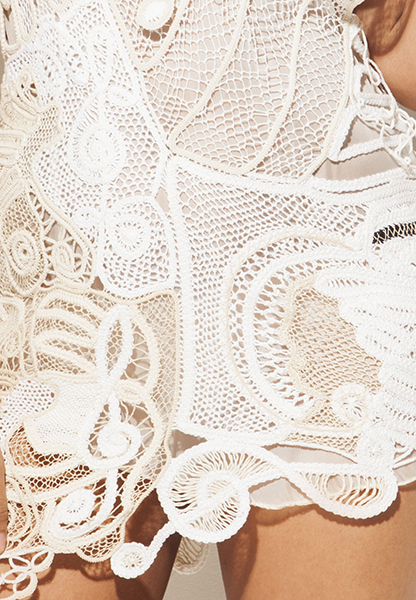 Maria Hera | Fashion Embroidery Detail of Maria Hera's prize-winning dress.