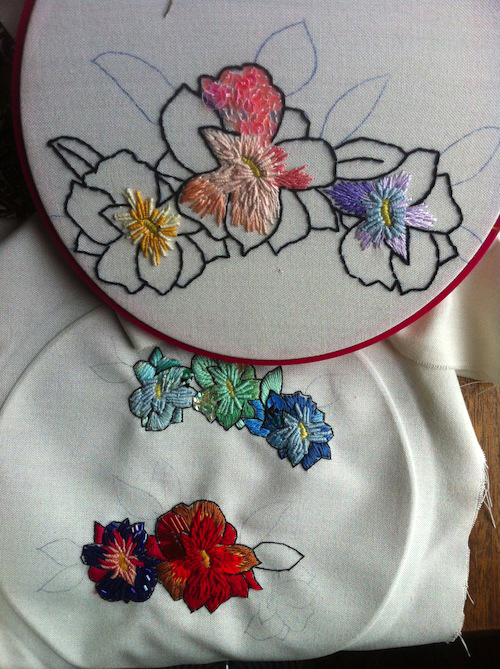 Exploring Etsy - Casatienda De Amelia B Work in progress by Casatienda de Amelia B (Hand Embroidery)