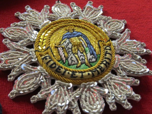 Hand &Amp; Lock - Military Embroidery Order of St Ferdinand embroidery by Hand & Lock (detail)